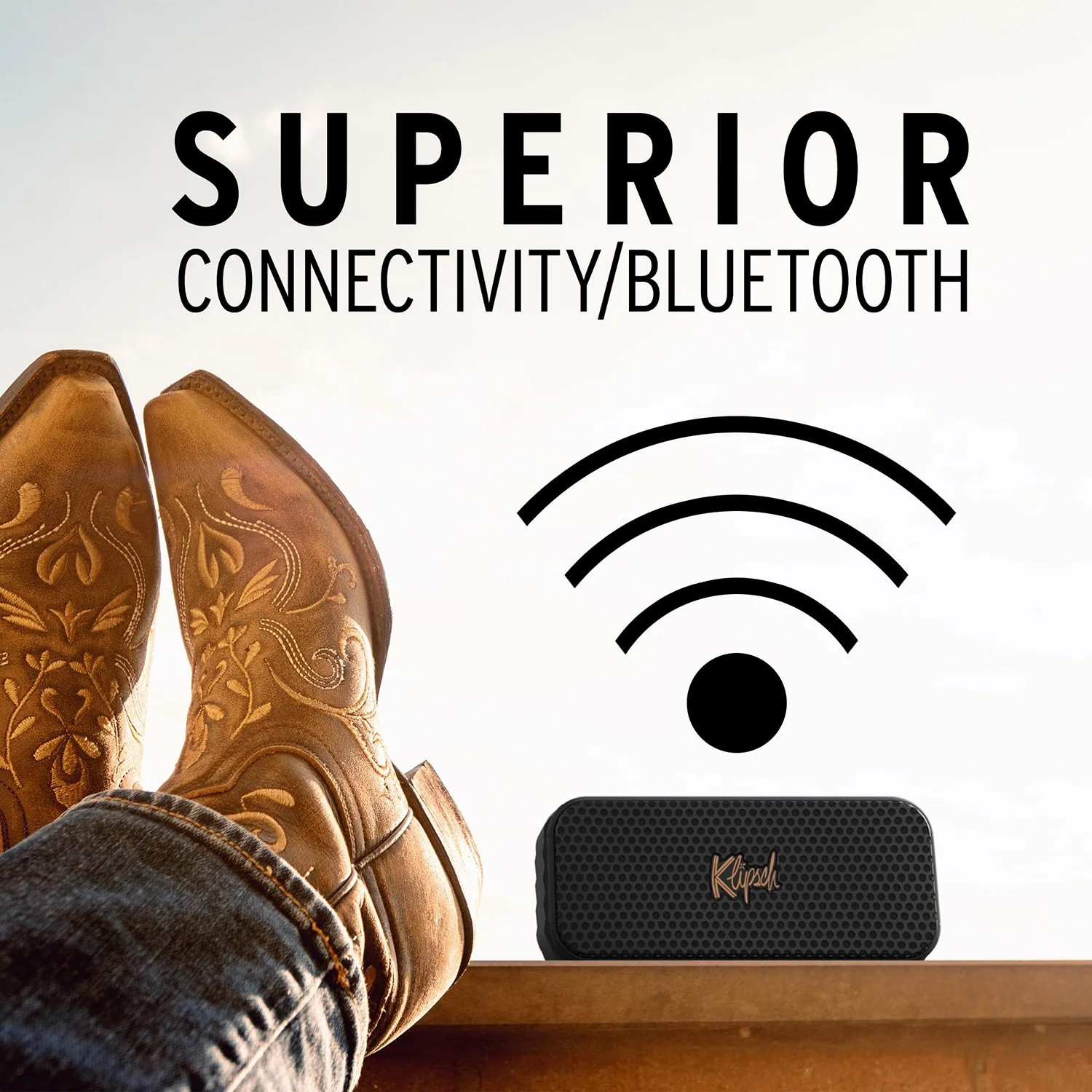 Klipsch Nashville Portable Bluetooth Speaker, IP67 Waterproof, 24h Playtime - Image 4