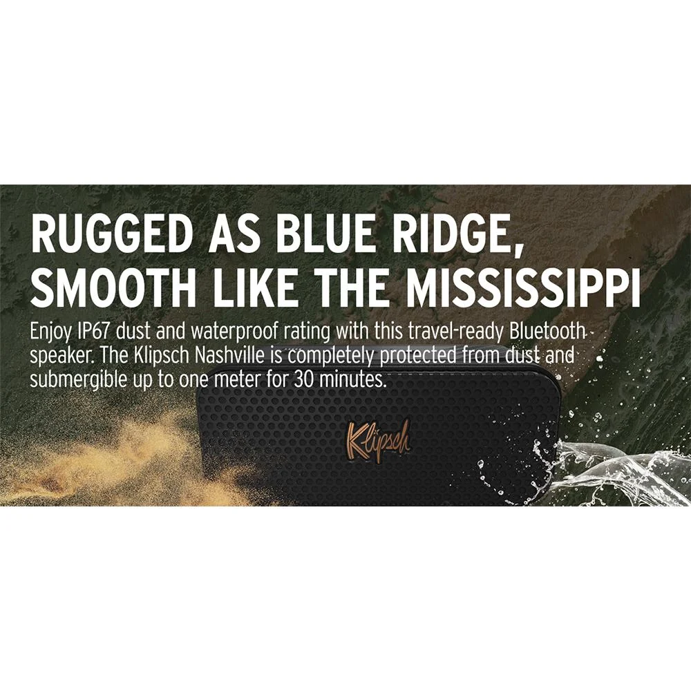 Klipsch Nashville Portable Bluetooth Speaker Open Box with 1 Year Warranty - Image 13