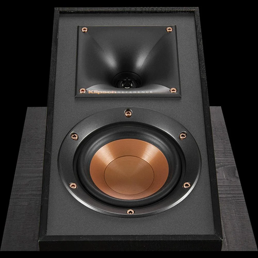 Klipsch R-41SA Powerful Detailed Home Speaker Set of 2 - Black - Open Box - Image 2