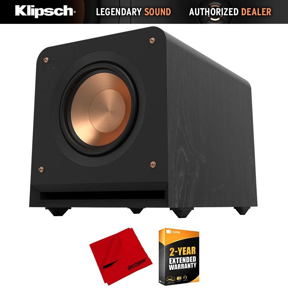 Klipsch RP-1000SW: High-Excursion 10" Subwoofer, Ebony w/ 2 Year Warranty Bundle - Image 18