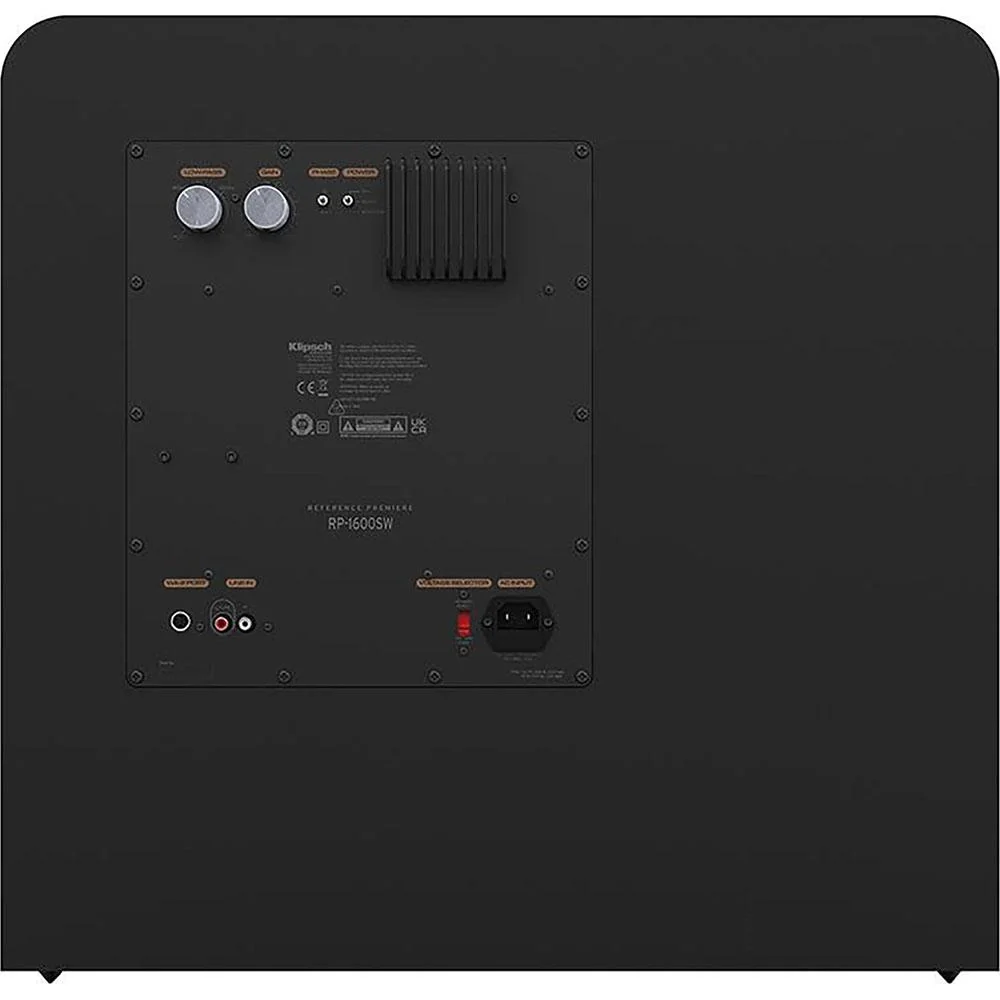 Klipsch RP-1600SW: High-Excursion 16 Subwoofer for Superior Bass - Ebony - Open Box - Image 8