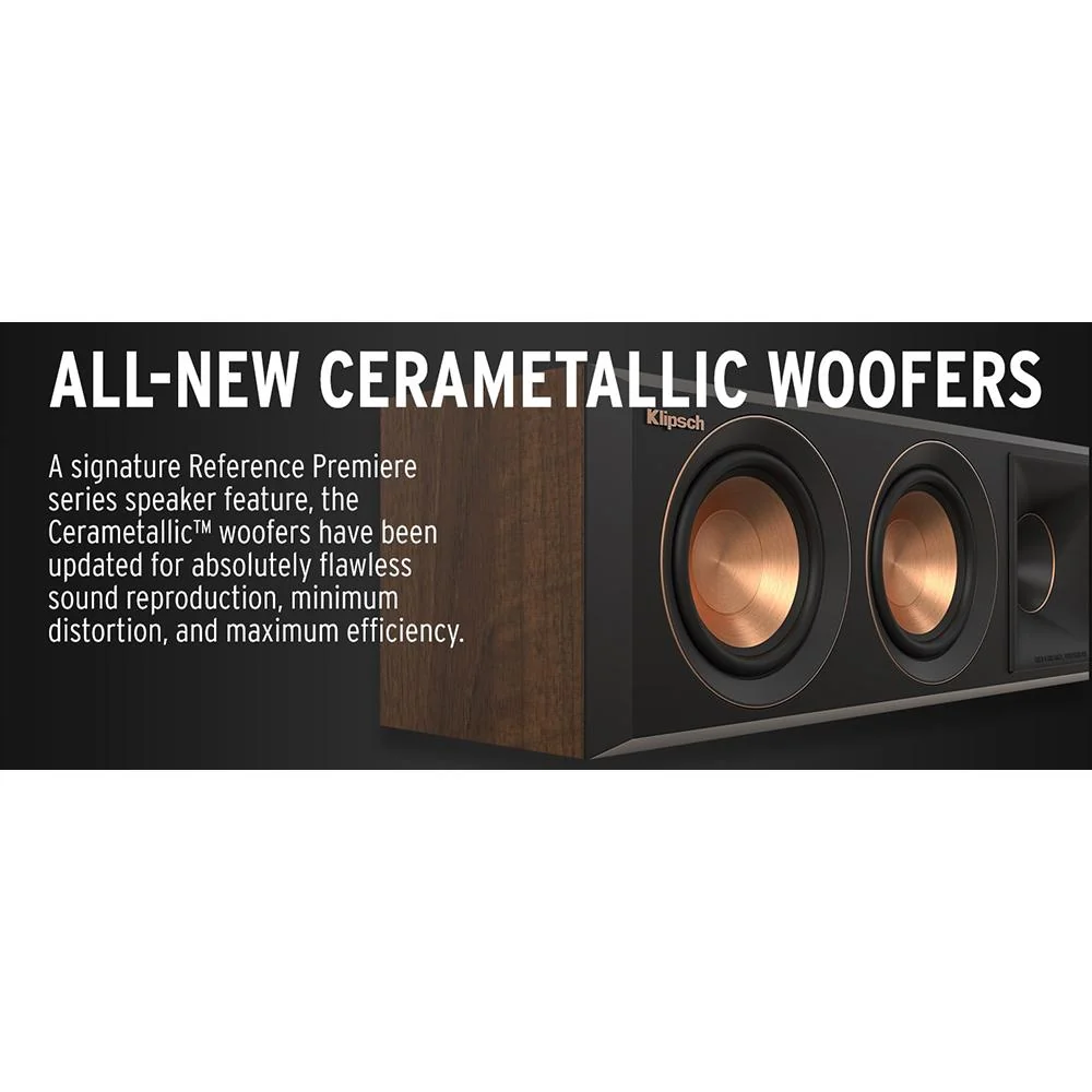 Klipsch RP-404C II Center Channel Speaker in Walnut - 1070046 - Open Box - Image 12