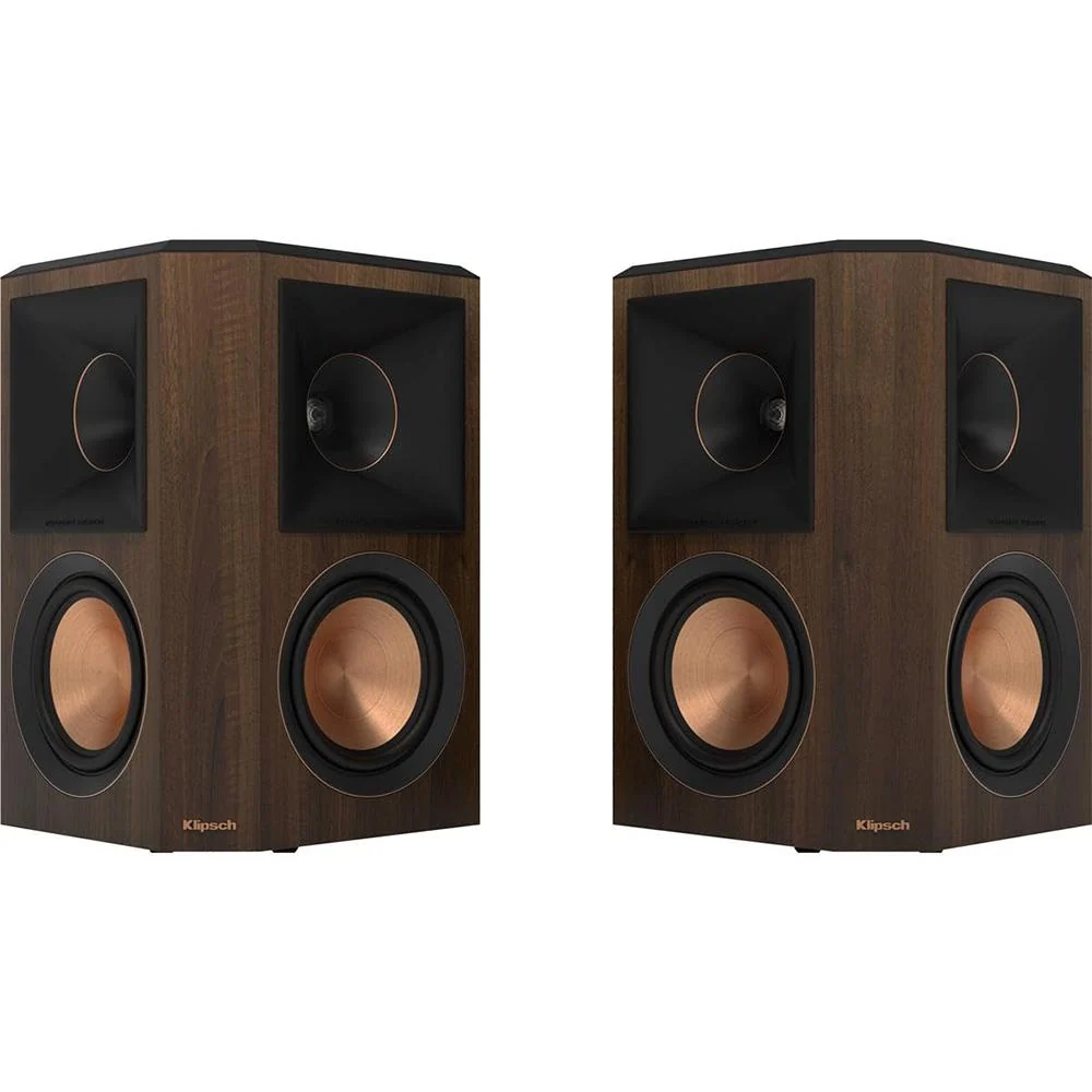 Klipsch RP-502S II Speaker Superior Surround Sound Walnut Pair Open Box