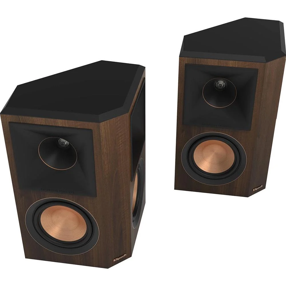 Klipsch RP-502S II Speaker Superior Surround Sound Walnut Pair Open Box - Image 3
