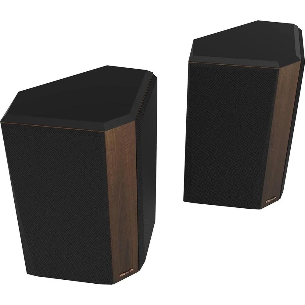 Klipsch RP-502S II Speaker Superior Surround Sound Walnut Pair Open Box - Image 4