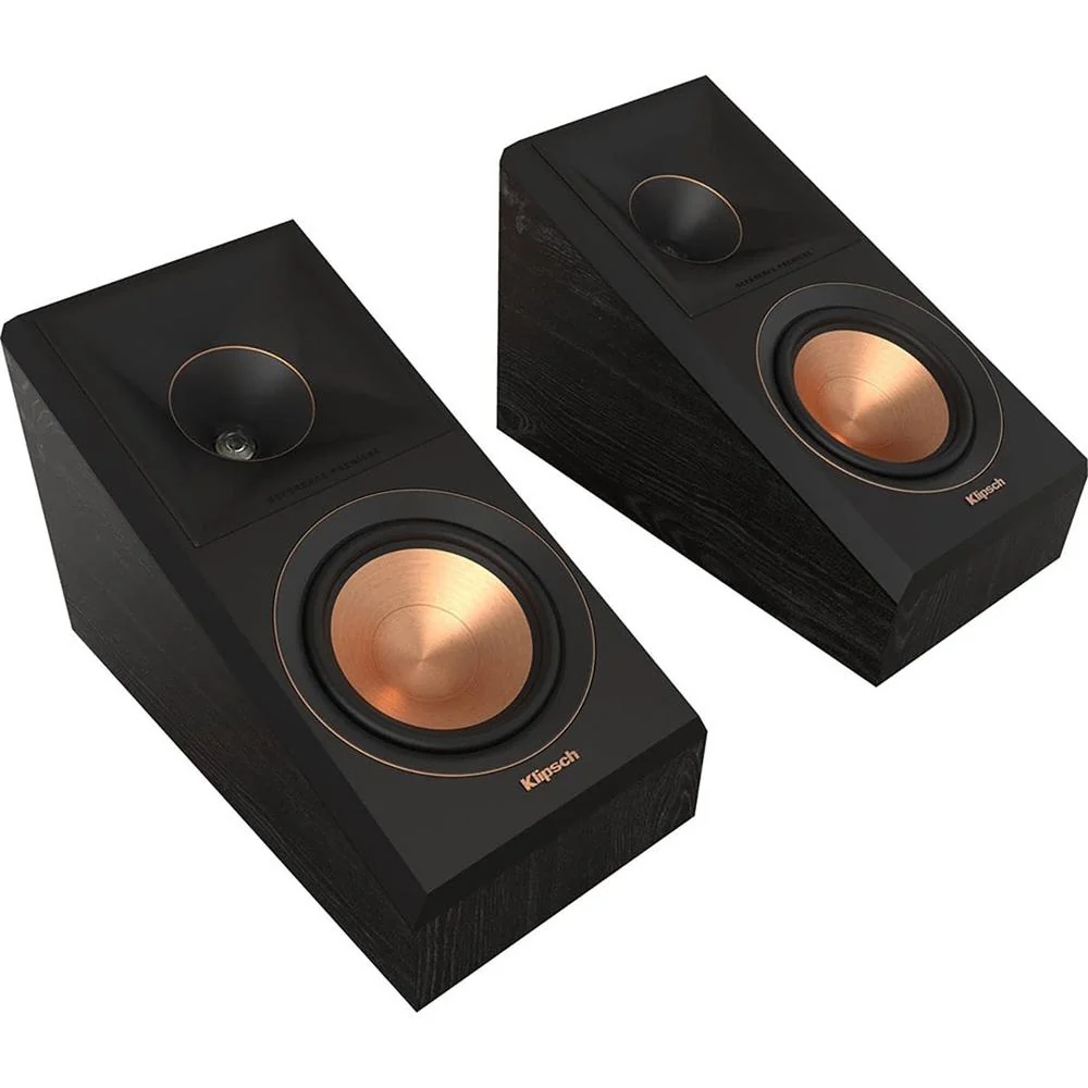 Klipsch Surround Sound Speakers Ebony Pair Open Box with 1 Year Warranty - Image 2