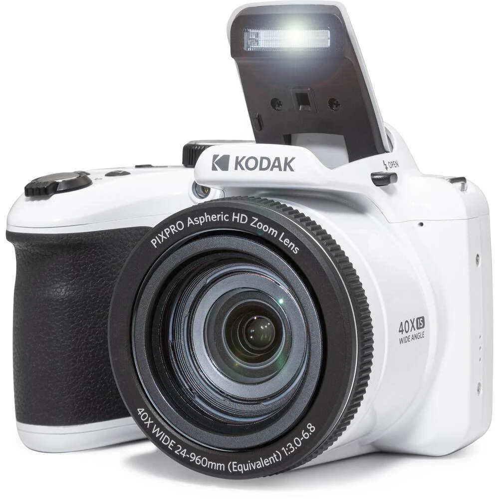 Kodak PIXPRO Astro 20MP Digital Camera 40X Optical Zoom 24mm White + 64GB Card - Image 9