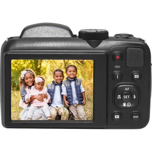 Kodak PIXPRO Astro Zoom AZ255-BK 16MP Digital Camera, 25X Zoom + 32GB Card + Cam Bag - Image 3