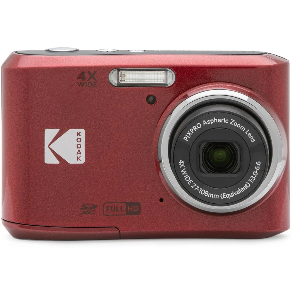 Kodak PIXPRO FZ45 16MP Digital Camera Red with Lexar 64GB Memory Card - Image 4