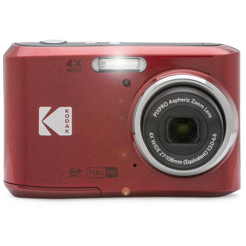Kodak PIXPRO FZ45 16MP Digital Camera Red with Lexar 64GB Memory Card - Image 6