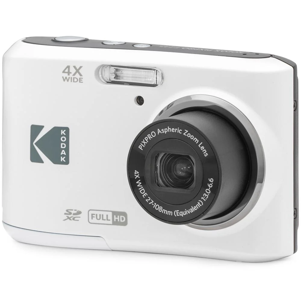 Kodak PIXPRO FZ45 16MP Digital Camera White with Lexar 32GB Card and Camera Case - Image 3