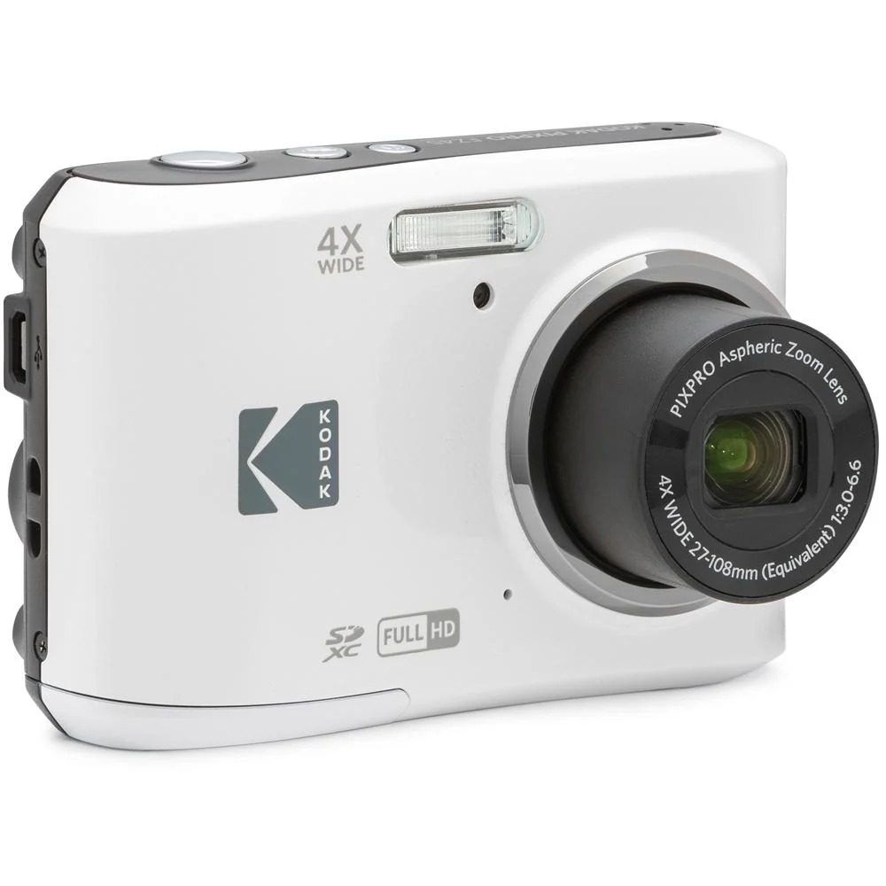 Kodak PIXPRO FZ45 16MP Digital Camera White with Lexar 32GB Card and Camera Case - Image 4