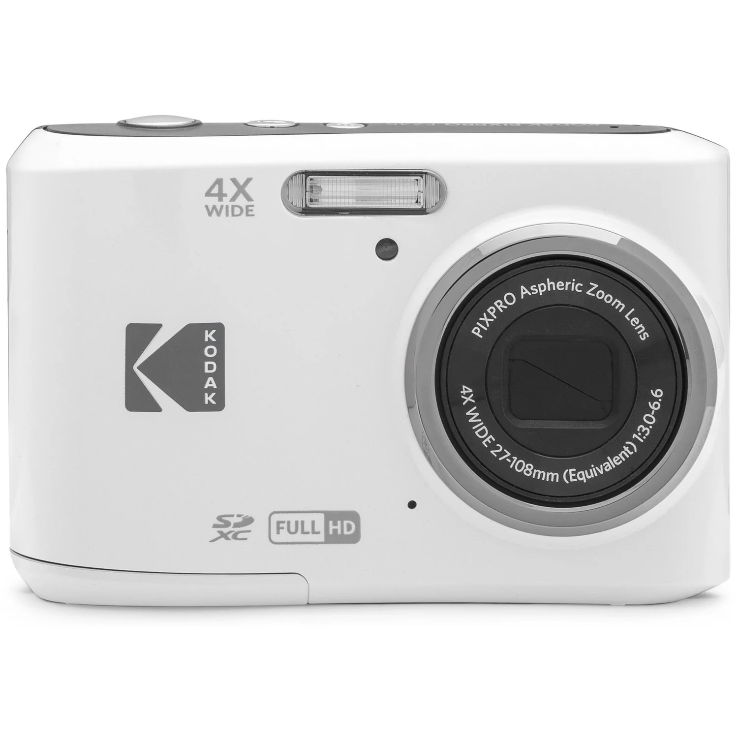 Kodak PIXPRO FZ45 16MP Digital Camera White with Lexar 32GB Card and Camera Case - Image 7