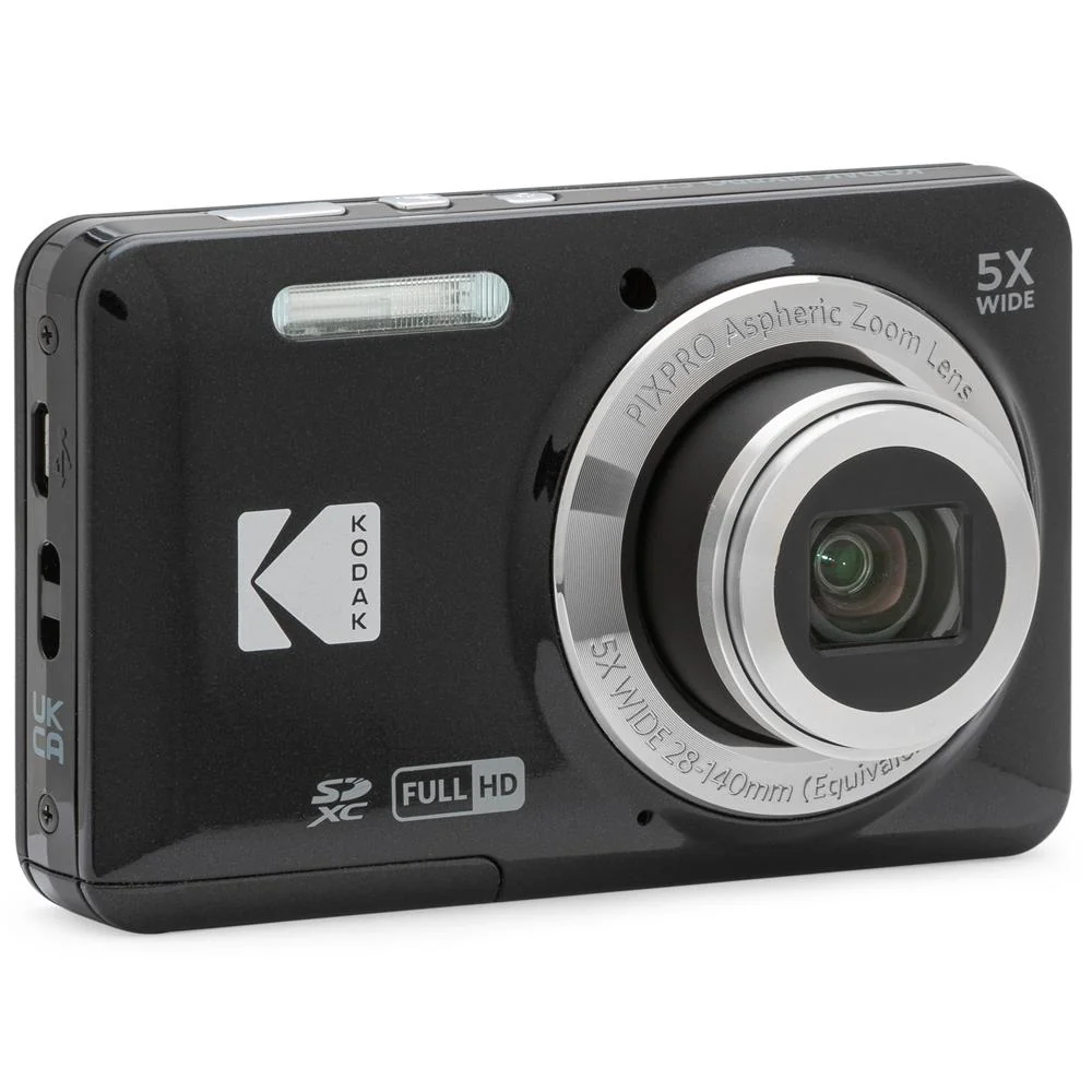 Kodak PIXPRO FZ55 Digital Camera Black with Lexar 64GB Memory Card - Image 2