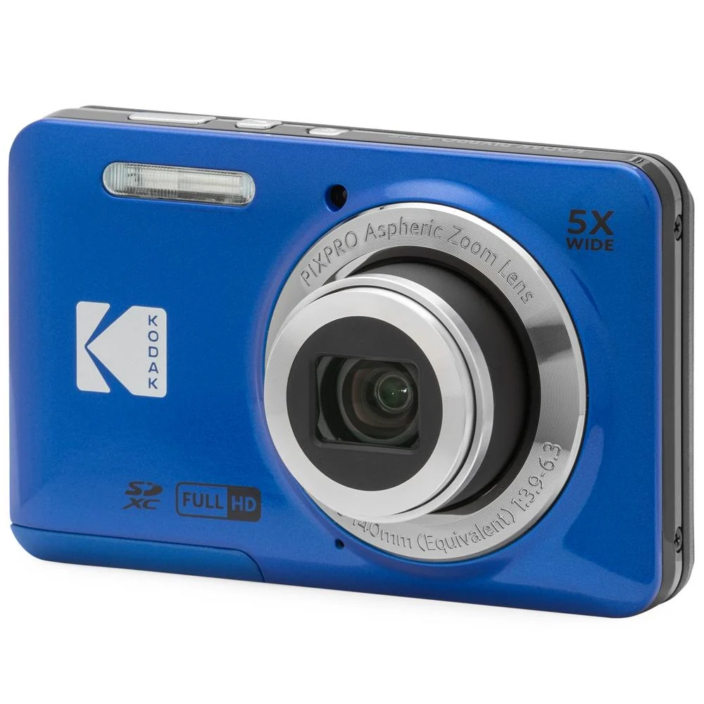 Kodak PIXPRO FZ55 Digital Camera Blue with Lexar 64GB Memory Card - Image 4