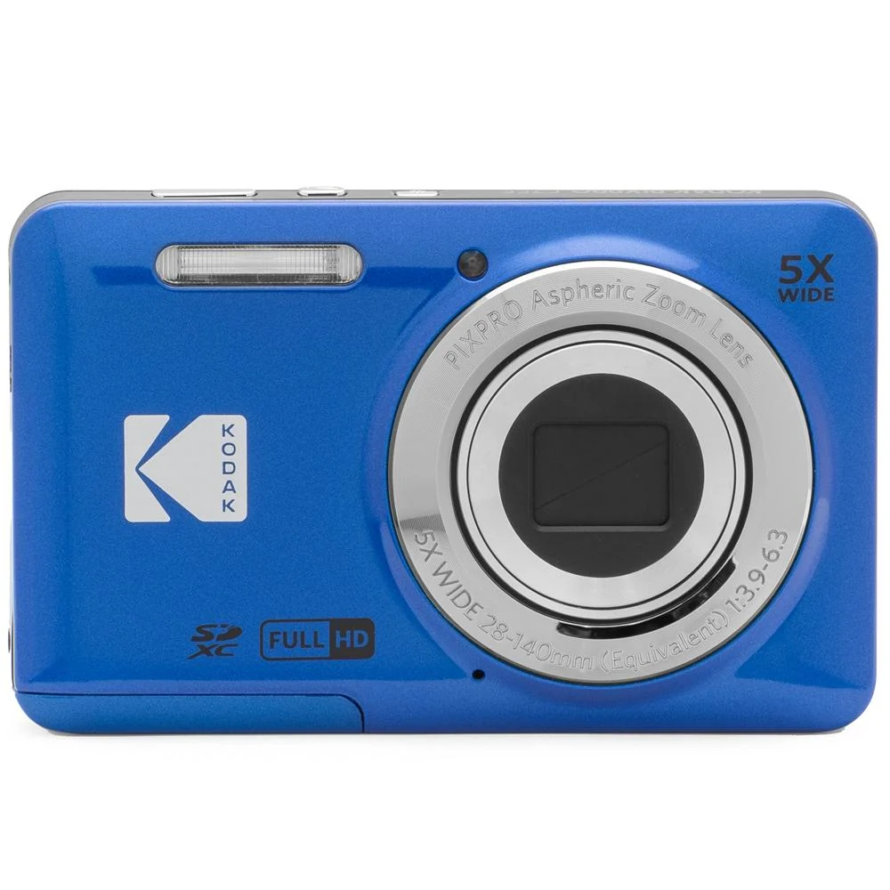 Kodak PIXPRO FZ55 Digital Camera Blue with Lexar 64GB Memory Card - Image 5