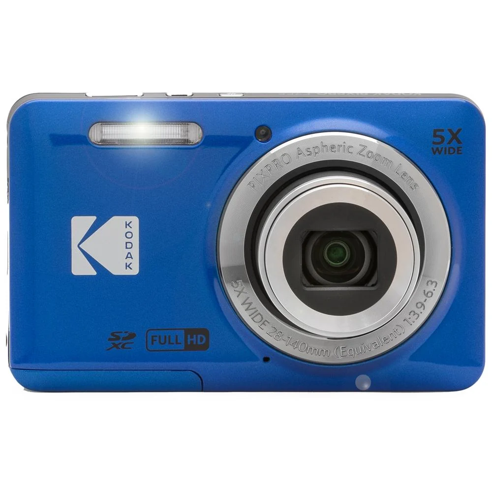 Kodak PIXPRO FZ55 Digital Camera Blue with Lexar 64GB Memory Card - Image 7