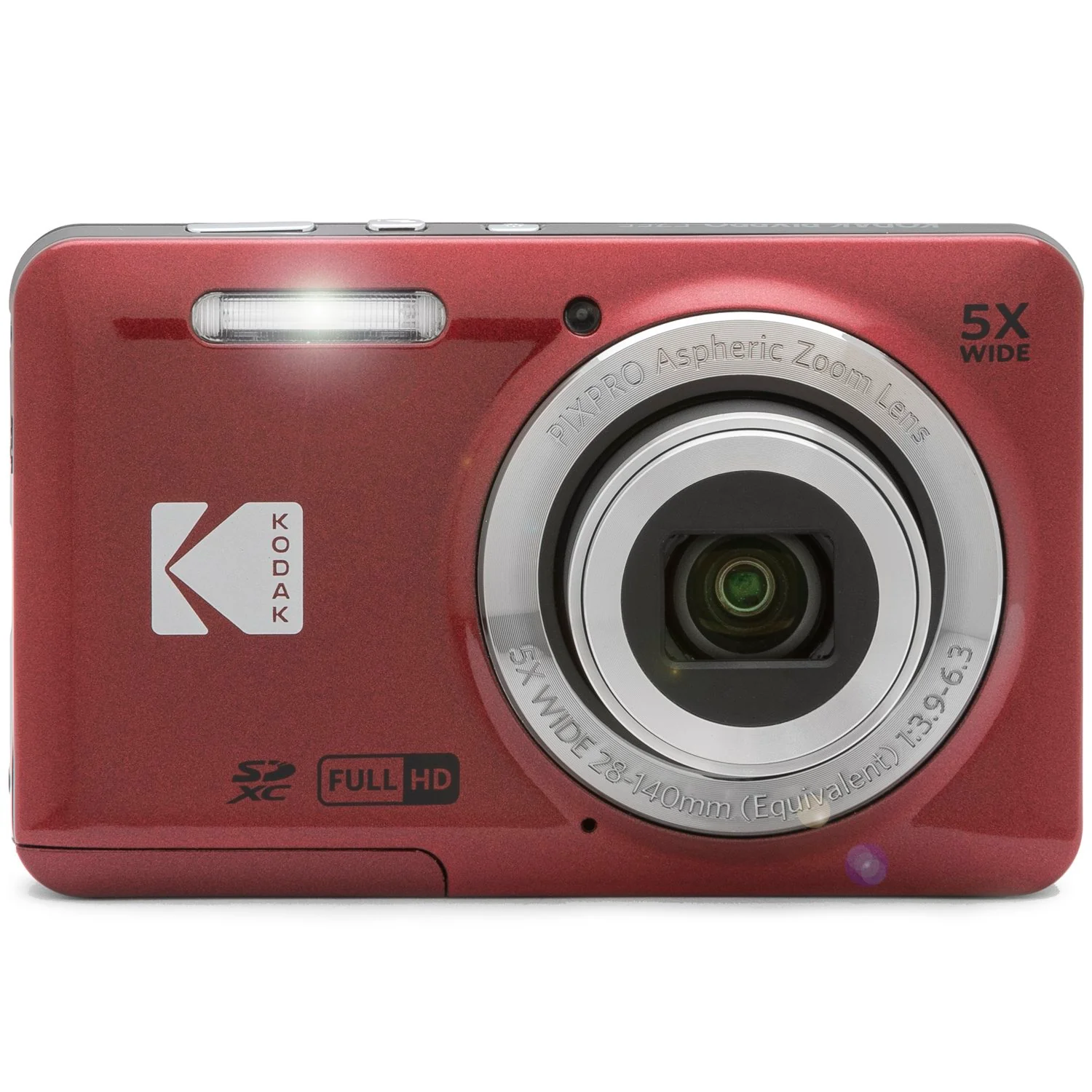 Kodak PIXPRO FZ55 Digital Camera, Red - Image 5