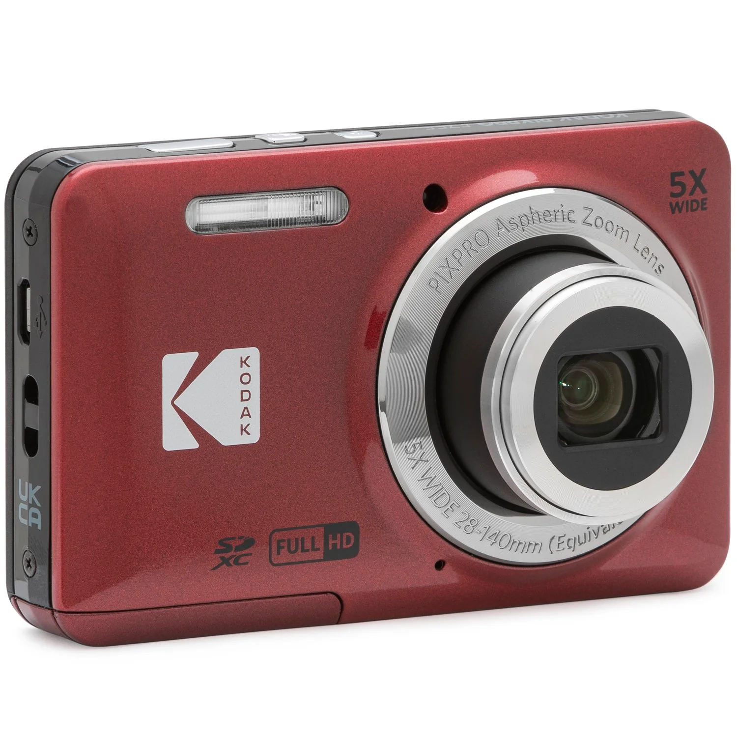 Kodak PIXPRO FZ55 Digital Camera Red +Lexar 32GB Memory Card + Bag Camera Case - Image 2
