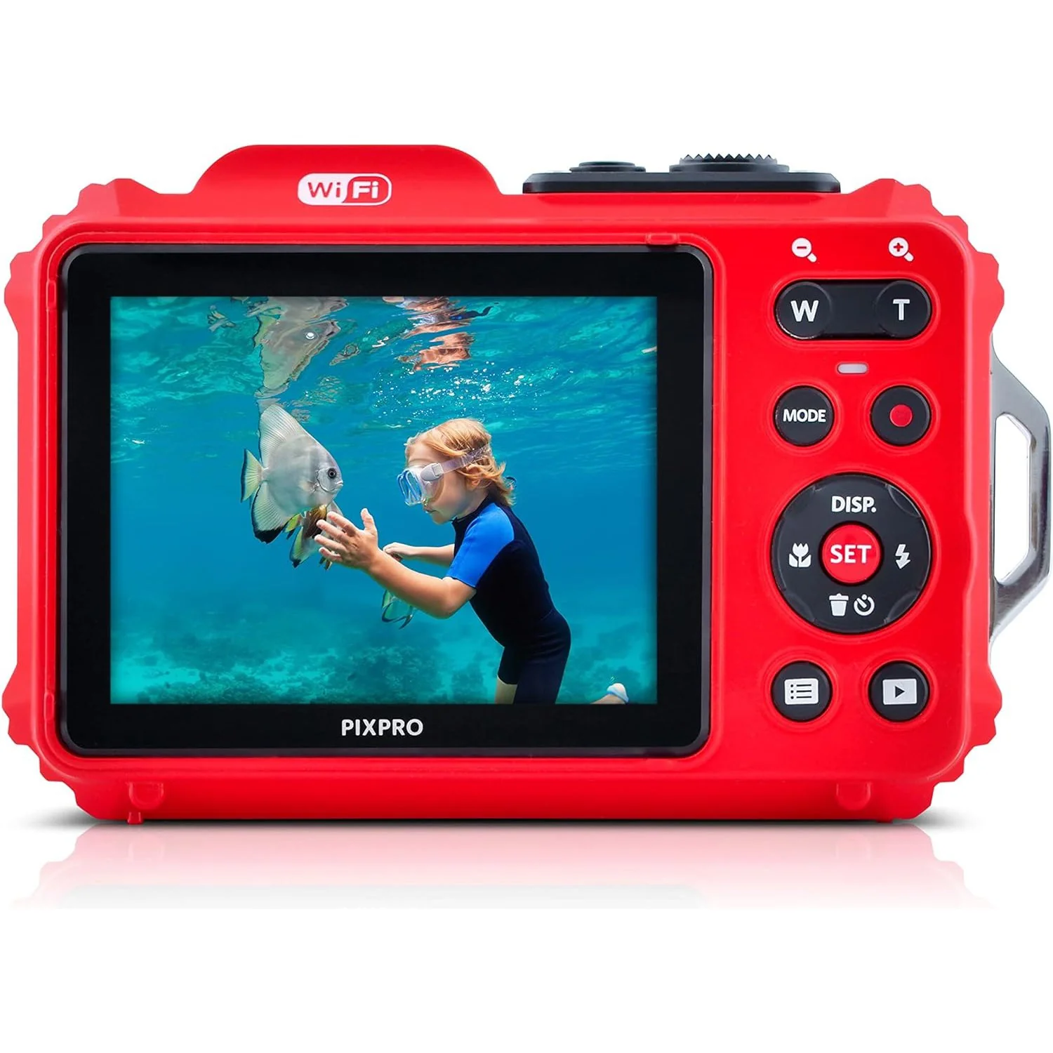 Kodak PIXPRO WPZ2 Full HD Rugged Waterproof Digital Camera, 16MP, Red - Image 4
