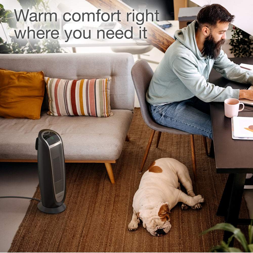 Lasko 23" 1500W Ceramic Tower Space Heater in Black - CT22766 - Image 7