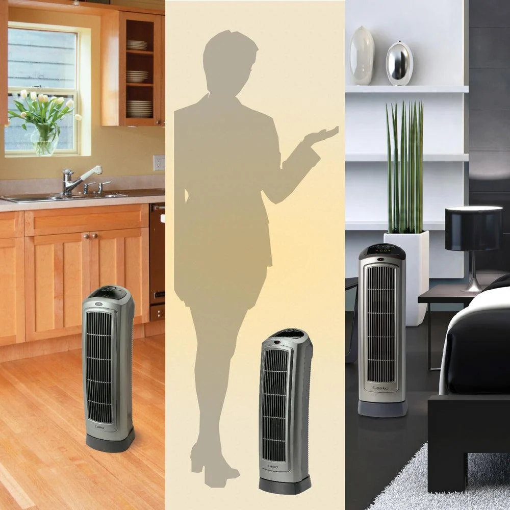 Lasko Oscillating Ceramic Heater with Digital Display - 5538 - Open Box - Image 11