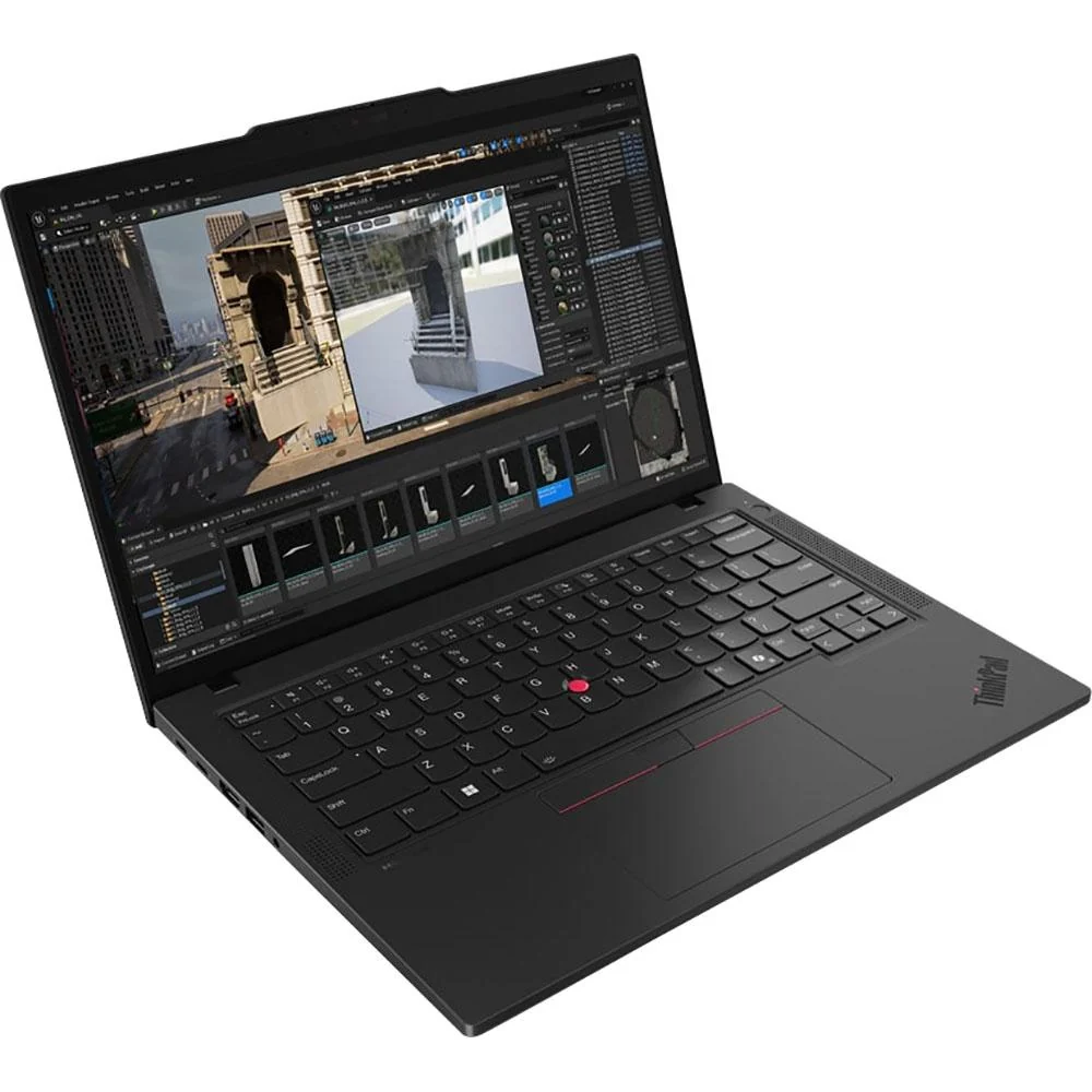 Lenovo 14" ThinkPad P14s Gen 5 Laptop in Black - 21ME001EUS - Image 4