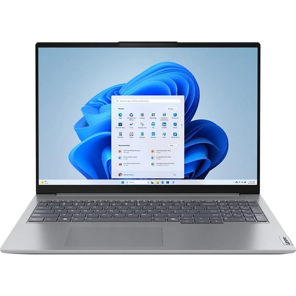 Lenovo 16" ThinkBook 16 G7 ARP Laptop in Arctic Grey - 21MW0037US