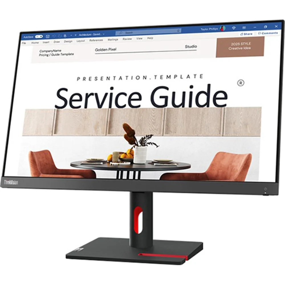 Lenovo 23.8" ThinkVision S24i-30 FHD IPS WLED Monitor 2 Pack with HDMI Cable - Image 3