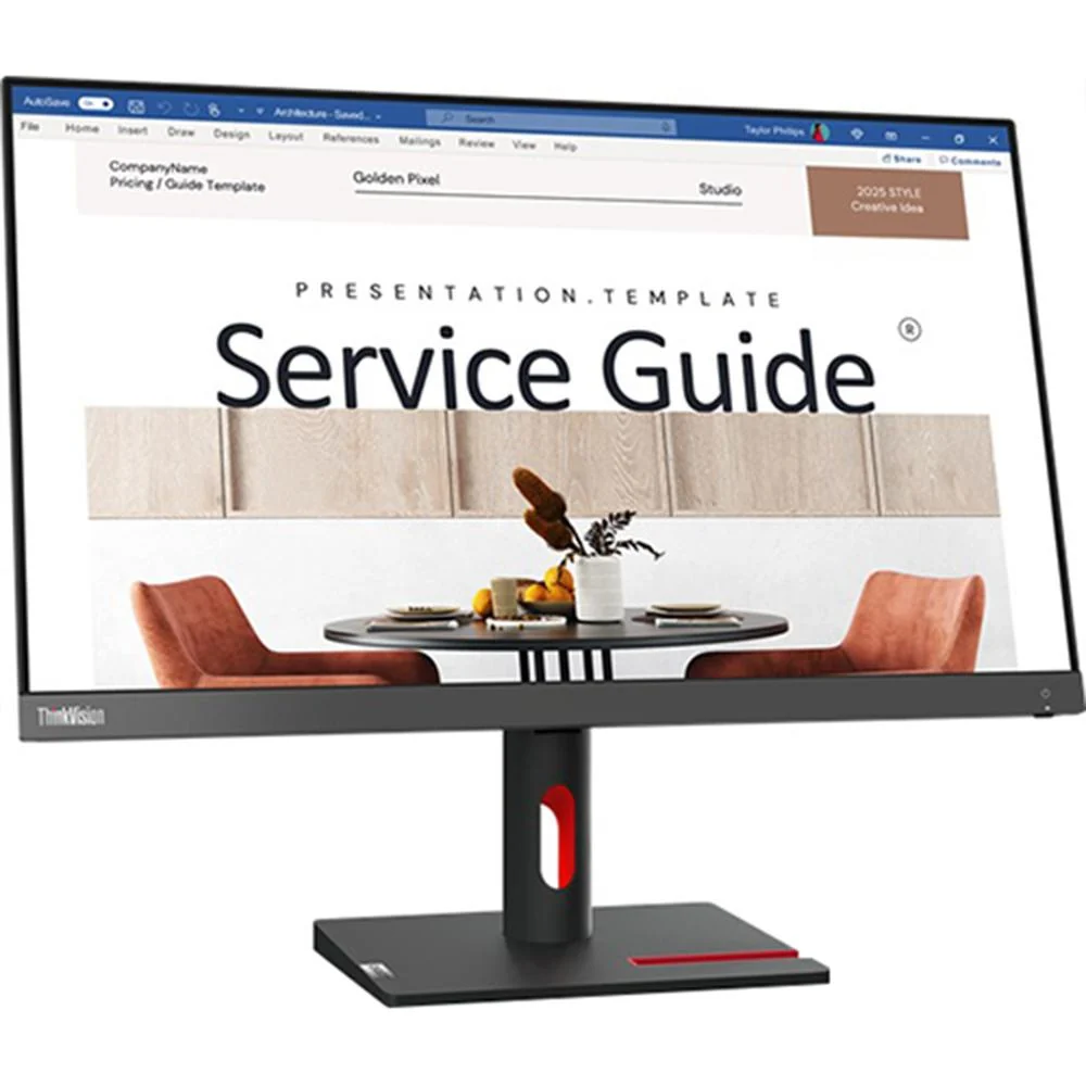 Lenovo 23.8" ThinkVision S24i-30 FHD IPS WLED Monitor 2 Pack with HDMI Cable - Image 4