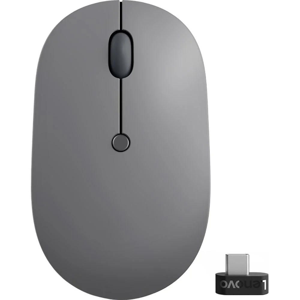 Lenovo Go USB-C Essential Wireless Mouse in Storm Gray - GY51C21210