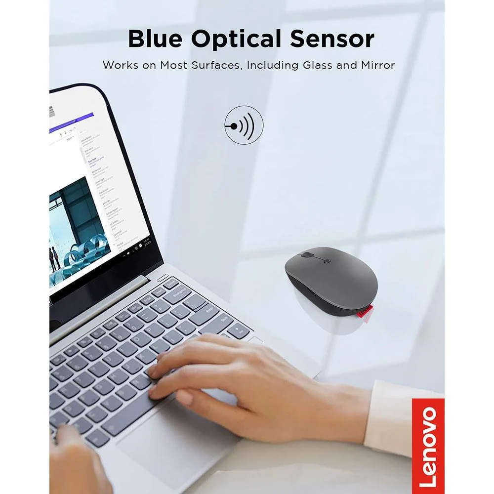 Lenovo Go USB-C Essential Wireless Mouse in Storm Gray - GY51C21210 - Image 10