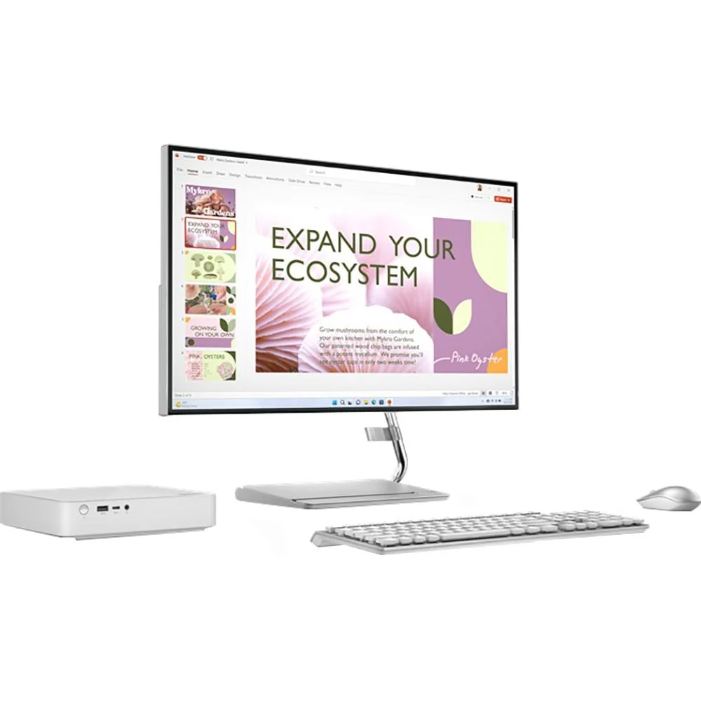Lenovo IdeaCentre Mini 01IRH8 Desktop Computer in Cloud Gray - 90W20005UT - Image 7