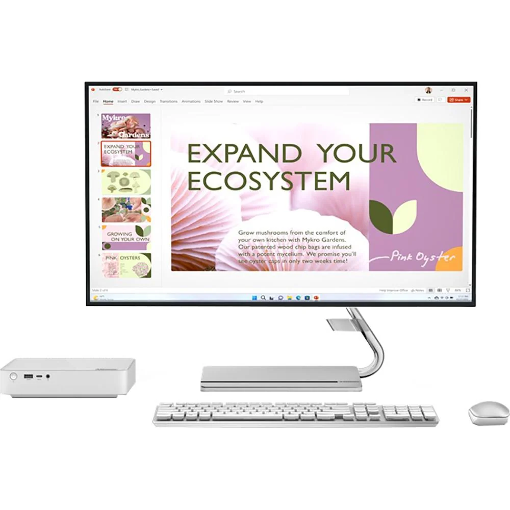 Lenovo IdeaCentre Mini 01IRH8 Desktop Computer in Cloud Gray - 90W20005UT - Image 8