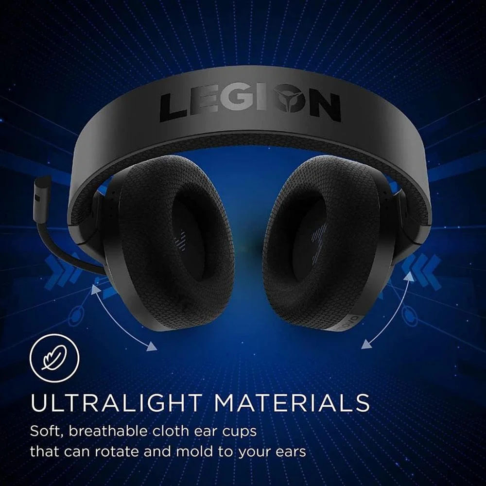 Lenovo Legion H200 Wired Gaming Headset in Black - GXD1B87065 - Image 11