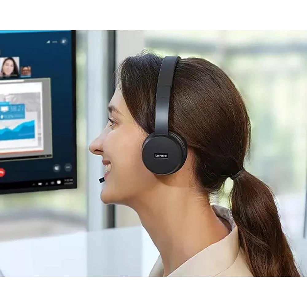 Lenovo 100 Stereo USB Headset in Black - 4XD0X88524 - Image 5
