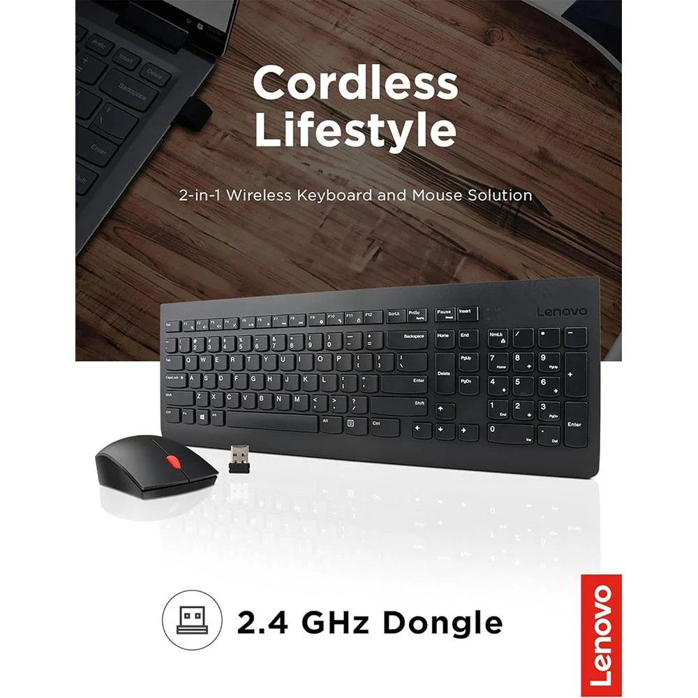 Lenovo 510 Wireless Keyboard & Mouse Combo - GX30N81775 - Image 9