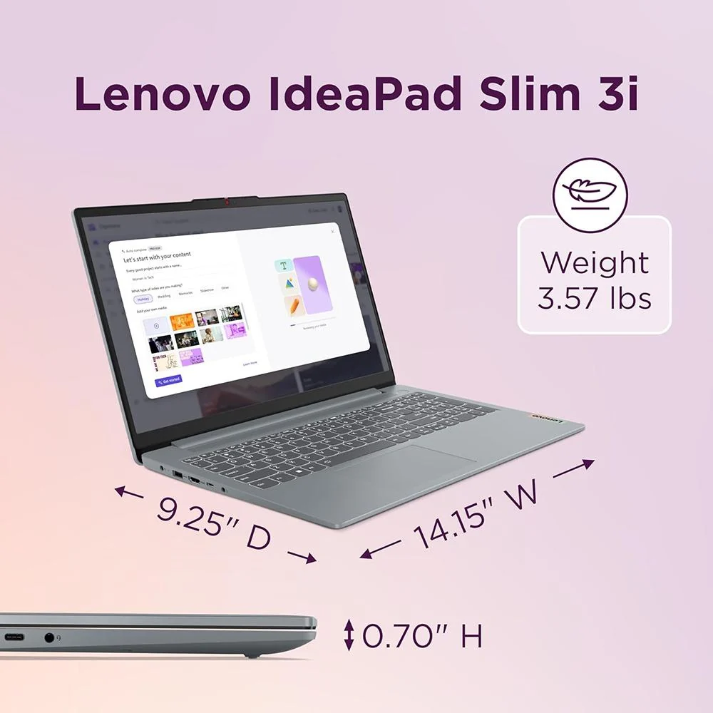 Lenovo Slim 3 15.6" i5 16G 512G W11H - Image 10