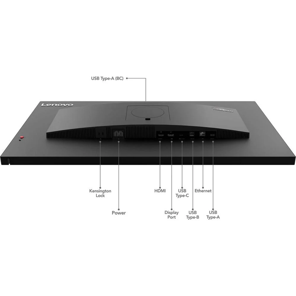 Lenovo 21.5" ThinkVision T22i-30 Full HD WLED LCD Monitor in Raven Black - 63B0MAT6US - Image 10