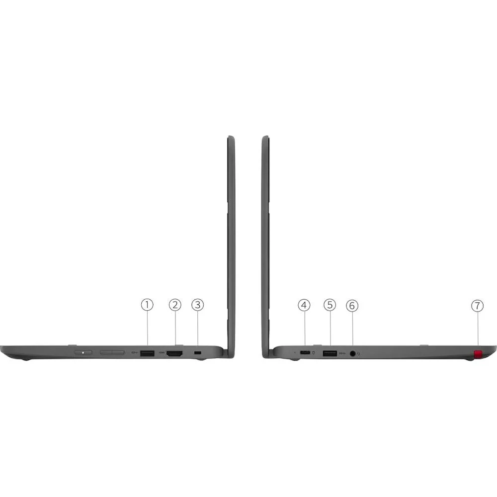 Lenovo 11.6" 300e Yoga Gen 4 Chromebook in Graphite Gray - 82W2000AUS - Image 12