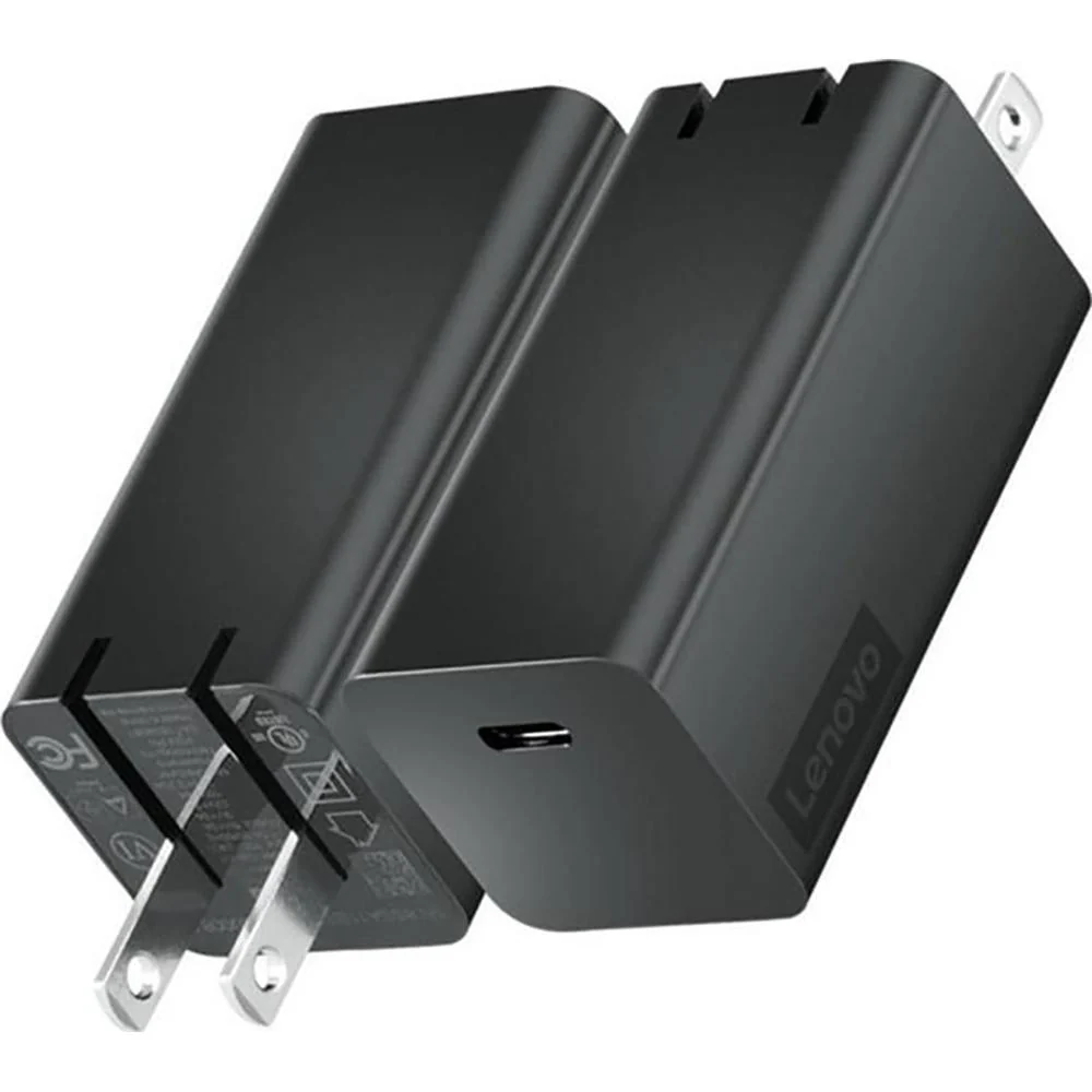 Lenovo 65W USB-C GaN Adapter in Black - 40AWGC65WW - Image 2