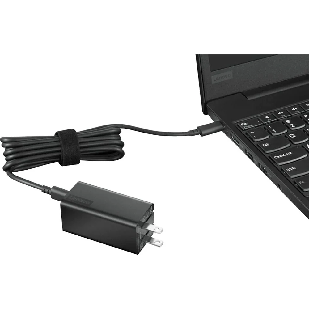 Lenovo 65W USB-C GaN Adapter in Black - 40AWGC65WW - Image 8
