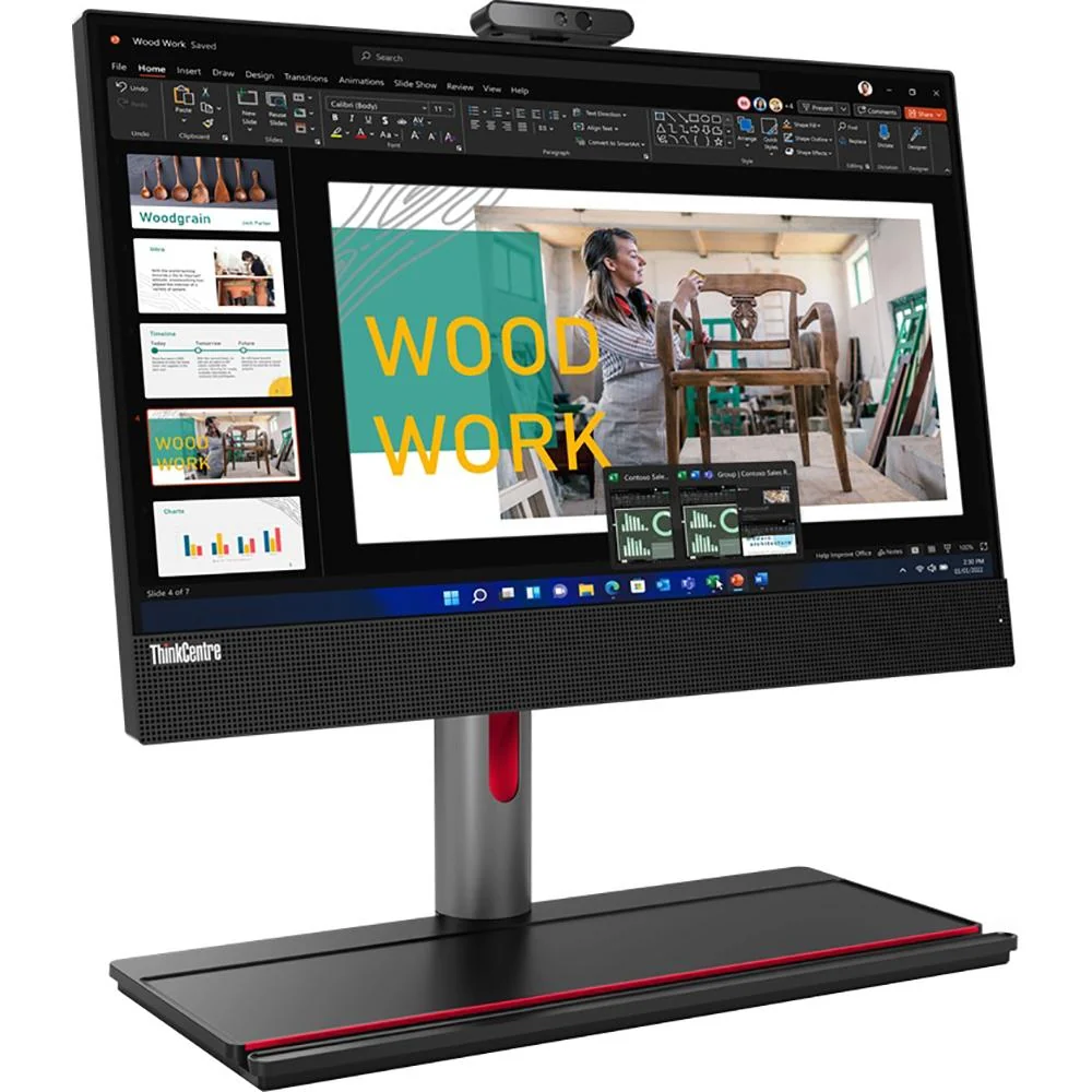 Lenovo ThinkCentre M70a Gen 3 All-in-One Computer in Black - 11VL0048US - Image 3