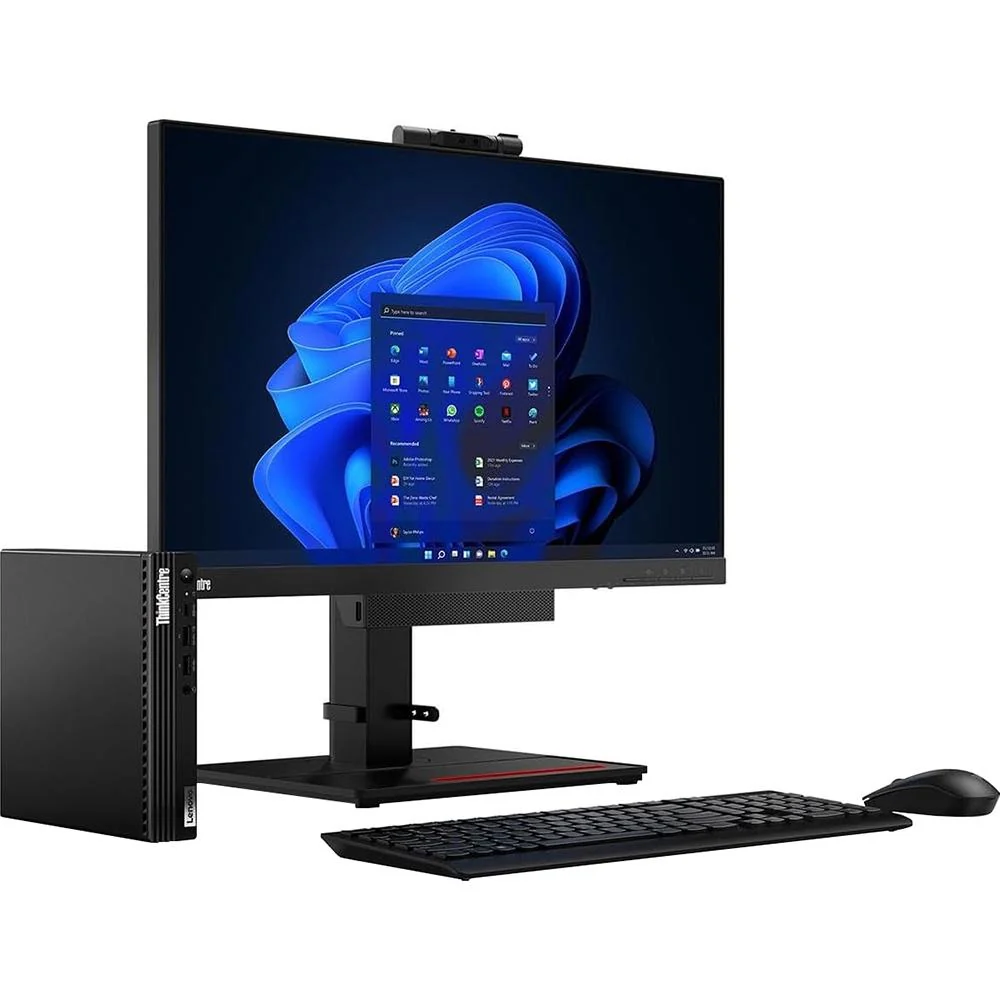Lenovo ThinkCentre M70q Gen 4 Tiny Desktop Computer in Black - 12E30001US - Image 8