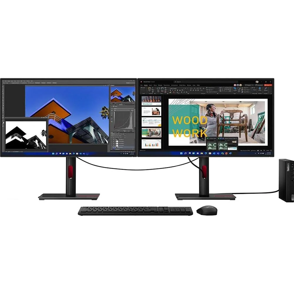 Lenovo ThinkCentre M80q Gen 4 Desktop Computer in Black - 12E90003US - Image 10