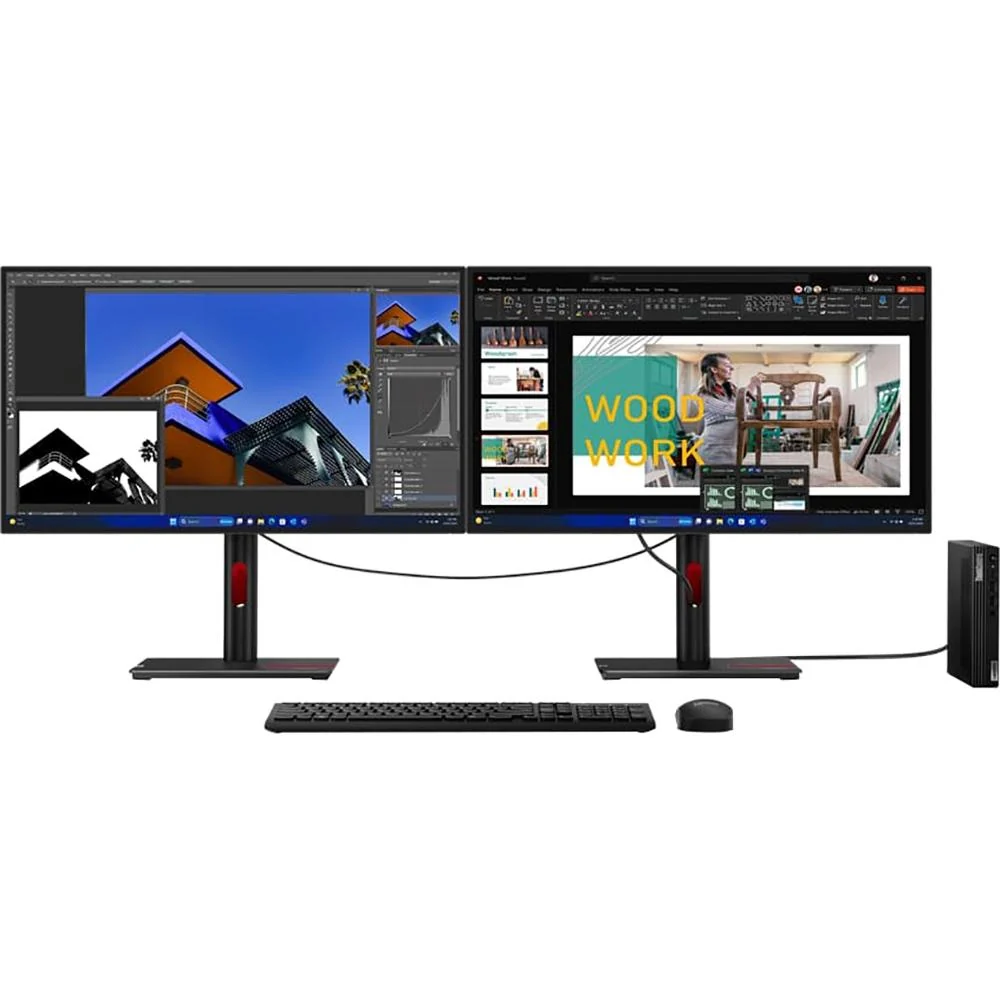 Lenovo ThinkCentre M90q Gen 3 Tiny Desktop Computer in Black - 11U5004VUS - Image 9