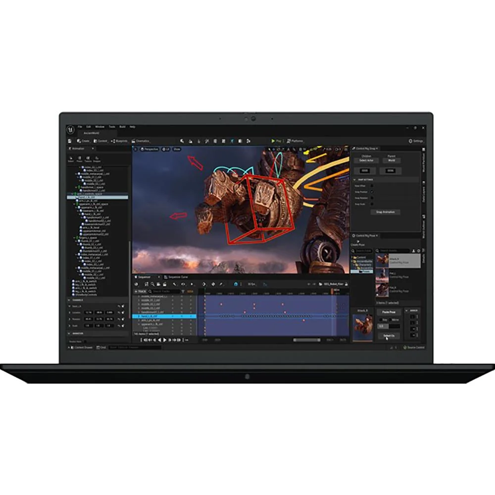 Lenovo 16" ThinkPad P1 Gen 6 OLED Touchscreen Mobile Workstation - 21FV004EUS - Image 2