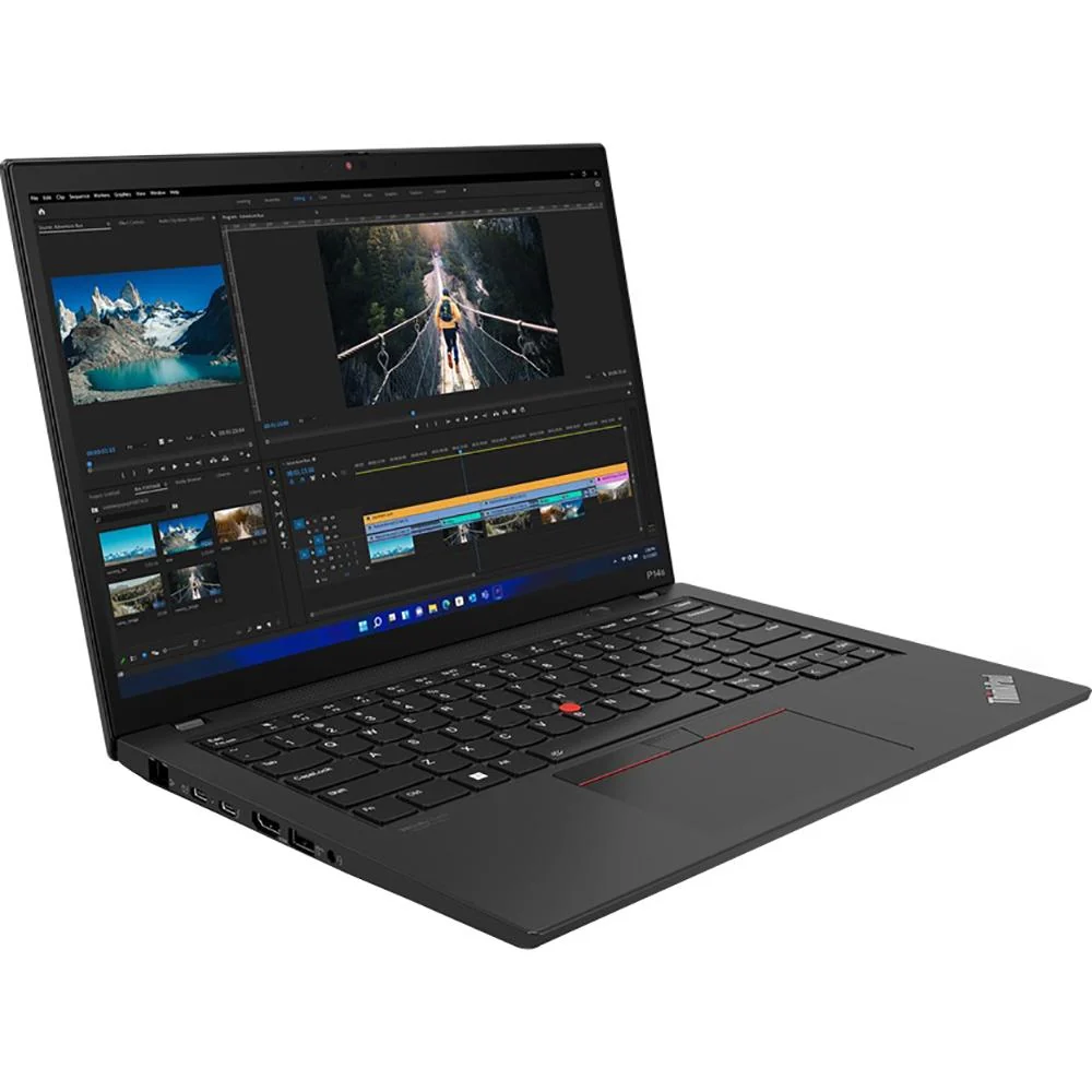 Lenovo 14" ThinkPad P14s Gen 4 Multi-Touch Notebook in Villi Black - 21HF001KUS - Image 2