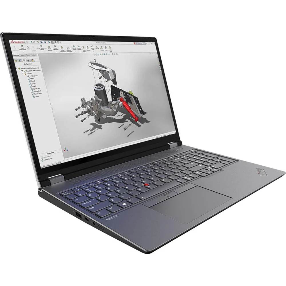 Lenovo 16" ThinkPad P16 Gen 2 Mobile Workstation in Storm Gray - 21FA002NUS - Image 2