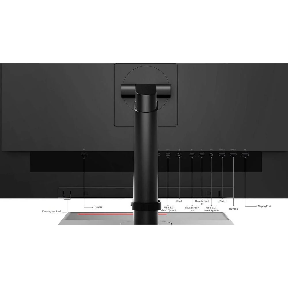 Lenovo ThinkVision P27u-20 27" 4K UHD 3840x2160 60Hz 16:9 4ms IPS Monitor, Black - Image 9